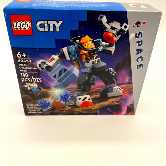 LEGO City Space Construction Mech Suit Building Set, Kids Ages 6 and Up, 60428 - Picture 1 of 2